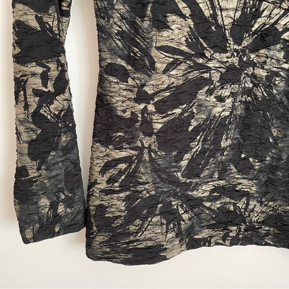 Vintage Y2K printed stretch top with mesh ‎ panel small - Picture 4 of 8